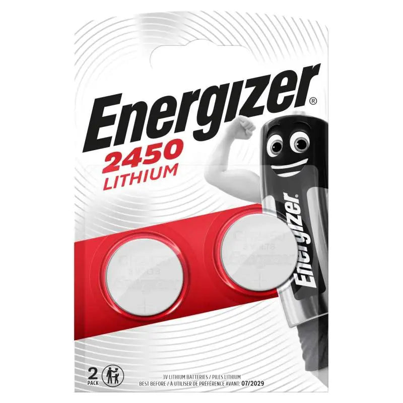 piles 2 Piles CR2450 Energizer Bouton Lithium 3V Energizer
