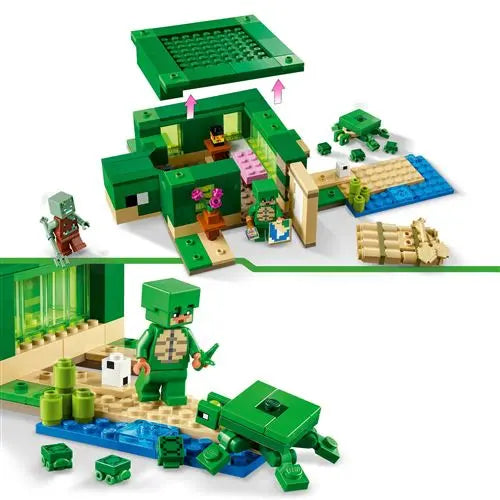 jouet 21254 Lego Minecraft La maison de La plage de La Tortue lego minecraft