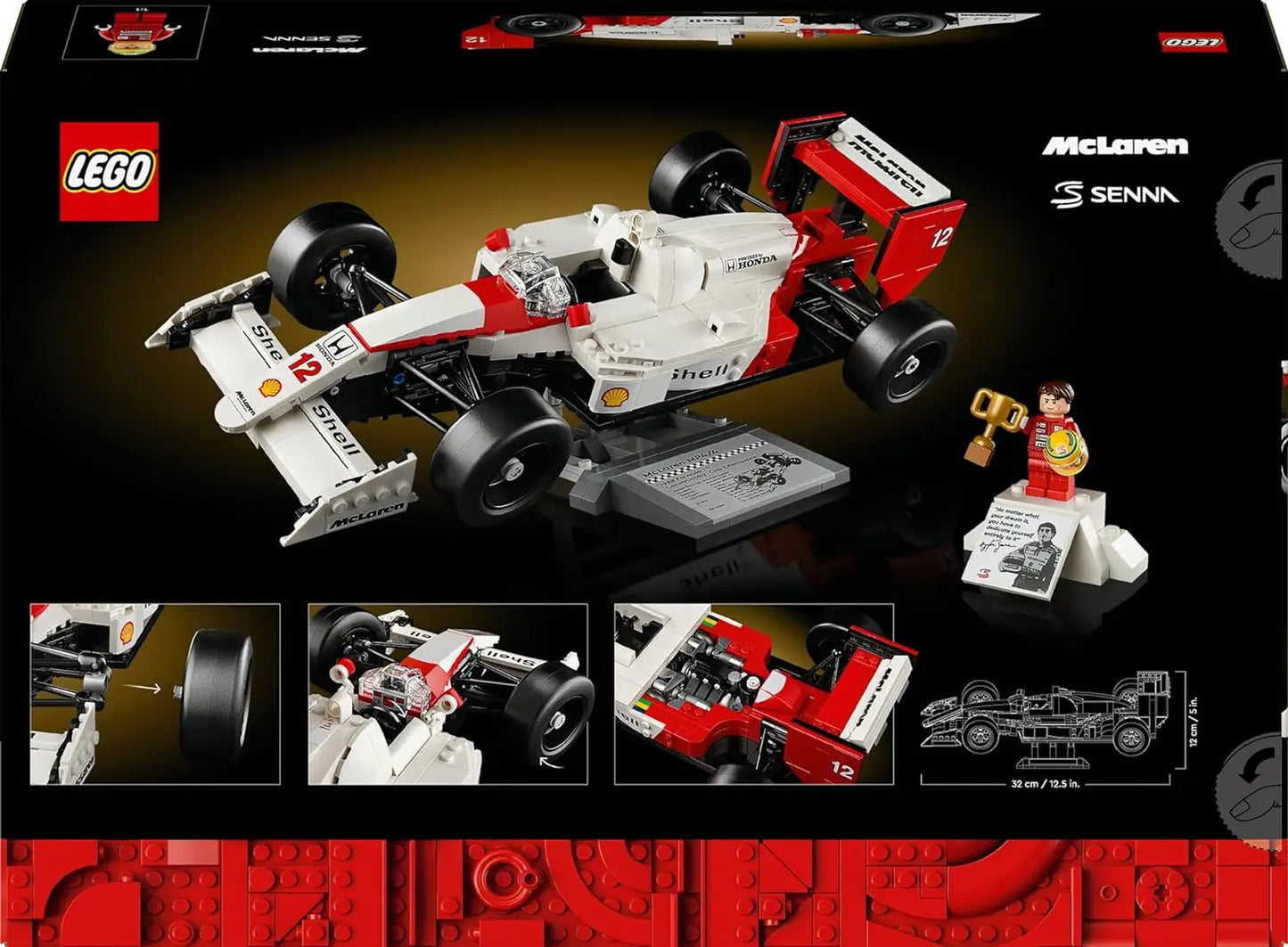 lego 10330 LEGO Icons McLaren MP4/4 et Ayrton Senna lego