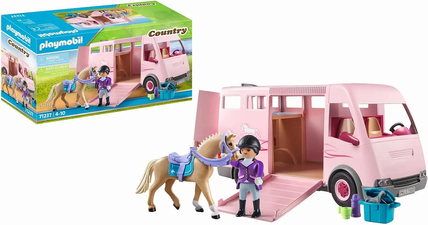 playmobil 71237 Van avec chevaux Playmobil Country playmobil