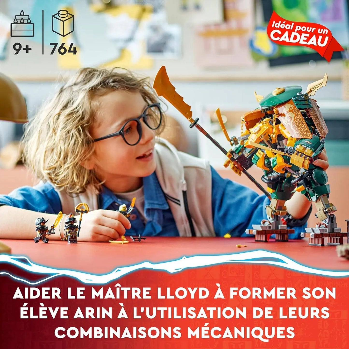 lego 71794 LEGO Ninjago L'équipe de robots des Ninjas Lloyd et Arin lego