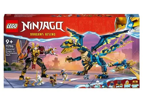 lego 71796 Lego Ninjago Le Dragon élémentaire contre Le robot de l’impératrice lego