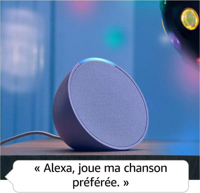 Enceintes et haut-parleurs Amazon Echo Pop (Nouvelle génération) | Enceinte connectée Bluetooth et Wi-Fi amazon