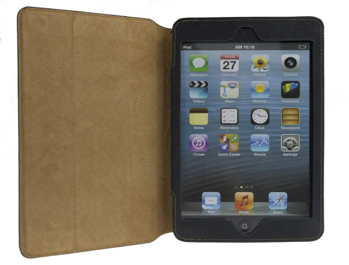 BLUESTORK Etui Smart Folio et Stand en cuir pour iPad Mini BLUESTORK