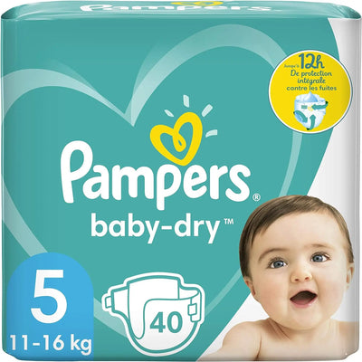 couches Couches Pampers Baby-Dry Taille Pampers