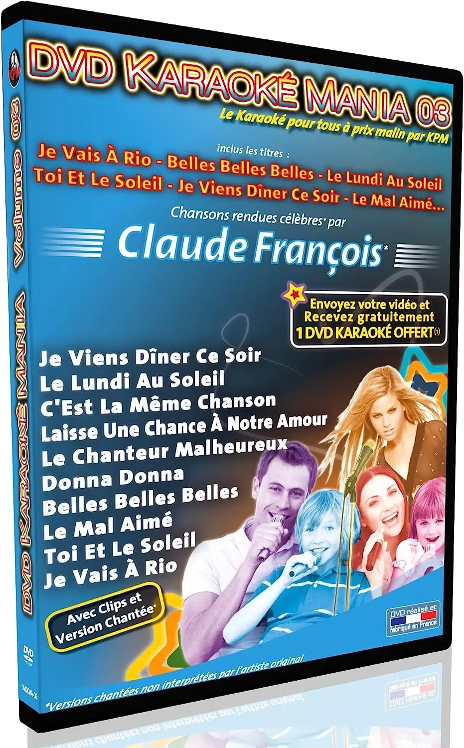 DVD Karaoké Mania Vol.03 Claude François - Tecin.fr – TECIN HOLDING