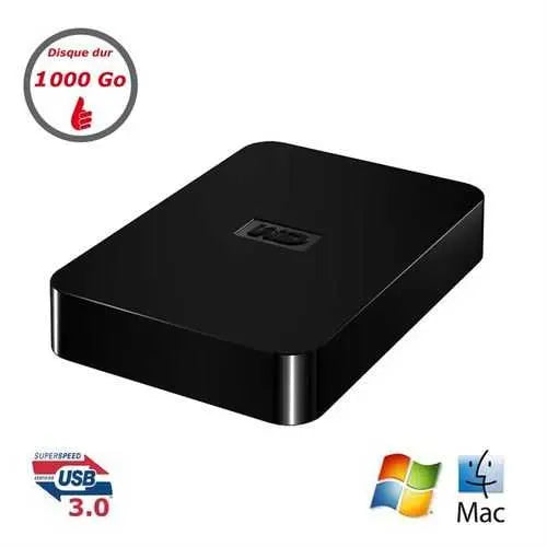 Disque dur externe 1000Go ( 1To ) HDD
