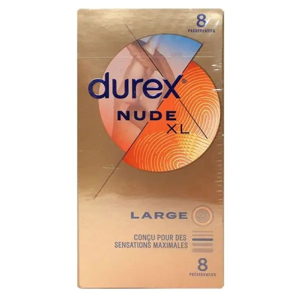 Durex Durex Nude XL Large 8 Préservatifs de Durex pharmacie