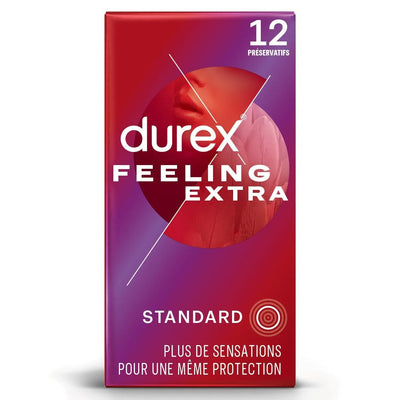 Préservatifs Durex Préservatifs Feeling Extra - 12 préservatifs Durex