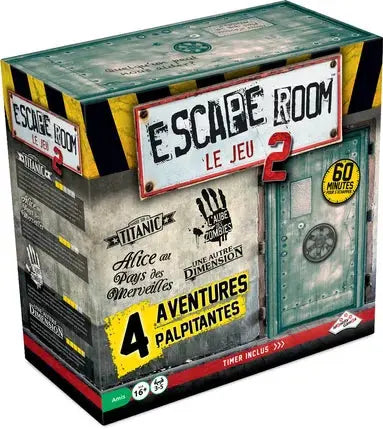 Jeux de société ESCAPE ROOM 2 - COFFRET 4 JEUX TECIN HOLDING
