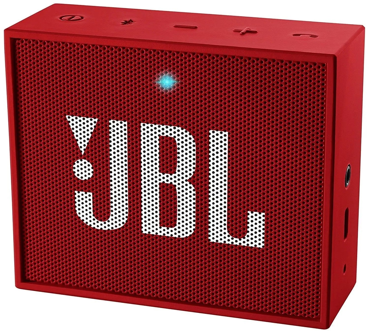JBL Go portable bluetooth speaker in orange