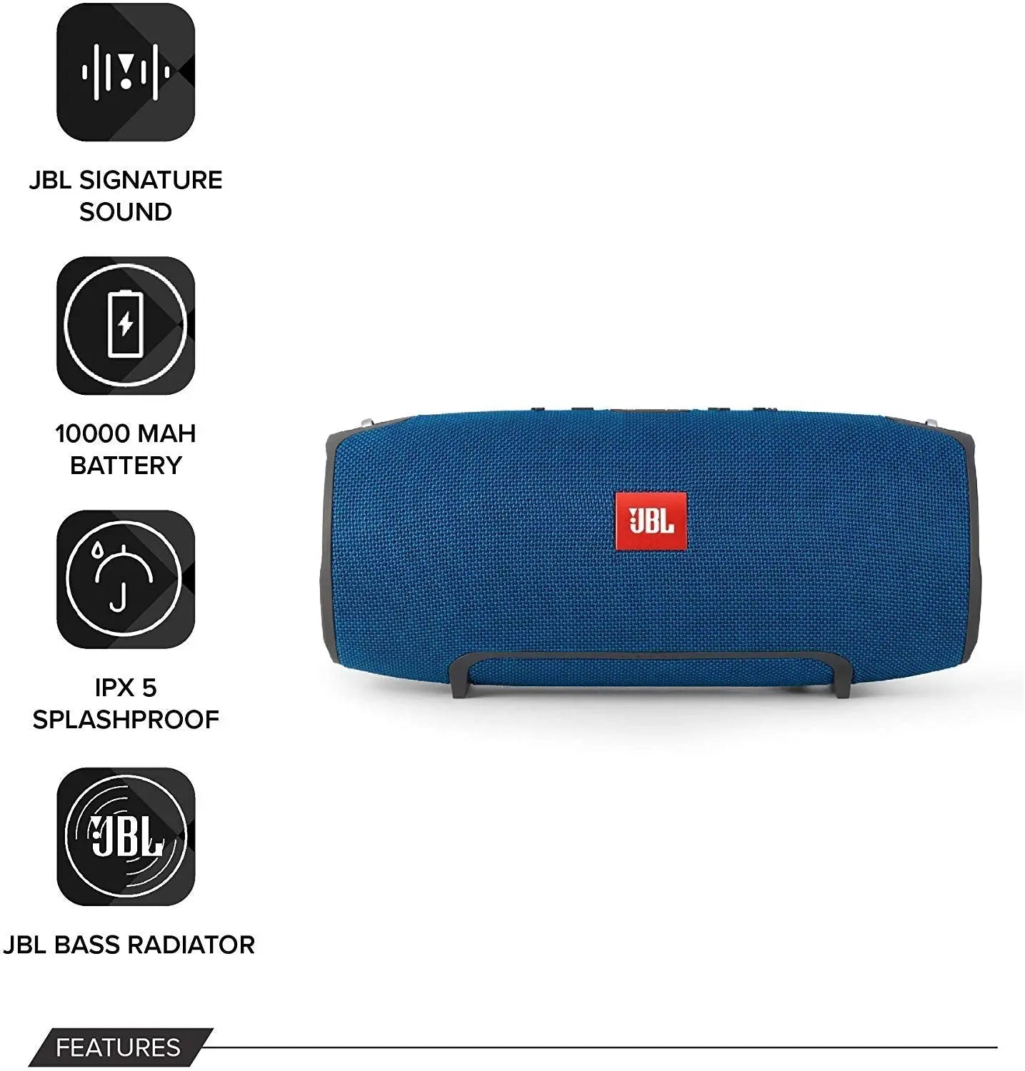 Enceinte Portable Bluetooth JBL Xtreme Bleue Tecin.fr