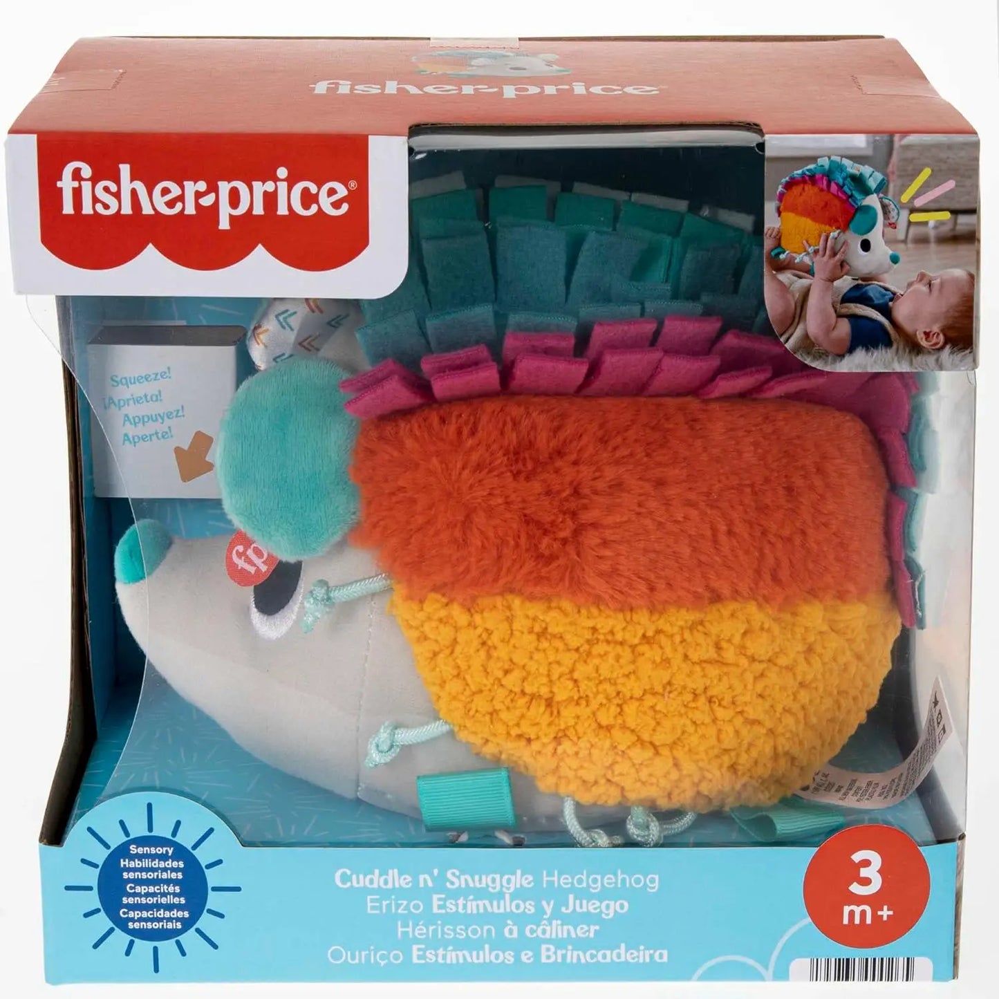 peluche Fisher-Price Mon petit hérisson sensoriel Fisher-Price