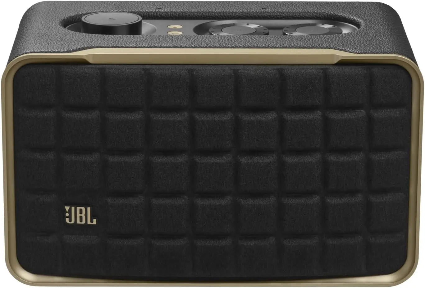 Bluetooth Speaker JBL Authentics 200 Enceinte Intelligente connectée Portable avec WiFi, Bluetooth et Assistants vocaux, Design rétro, JBL