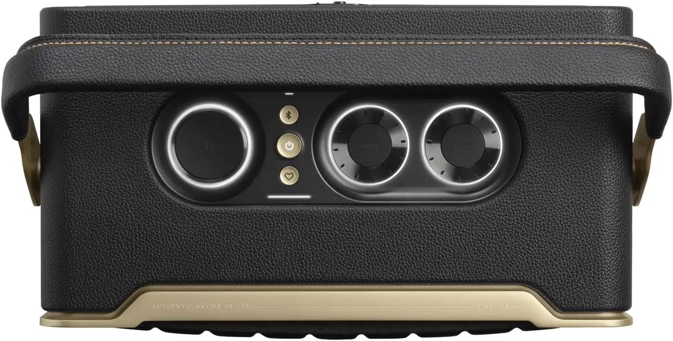 Bluetooth Speaker JBL Authentics 300 Enceinte Intelligente connectée Portable avec WiFi, Bluetooth et Assistants vocaux, Design rétro, JBL