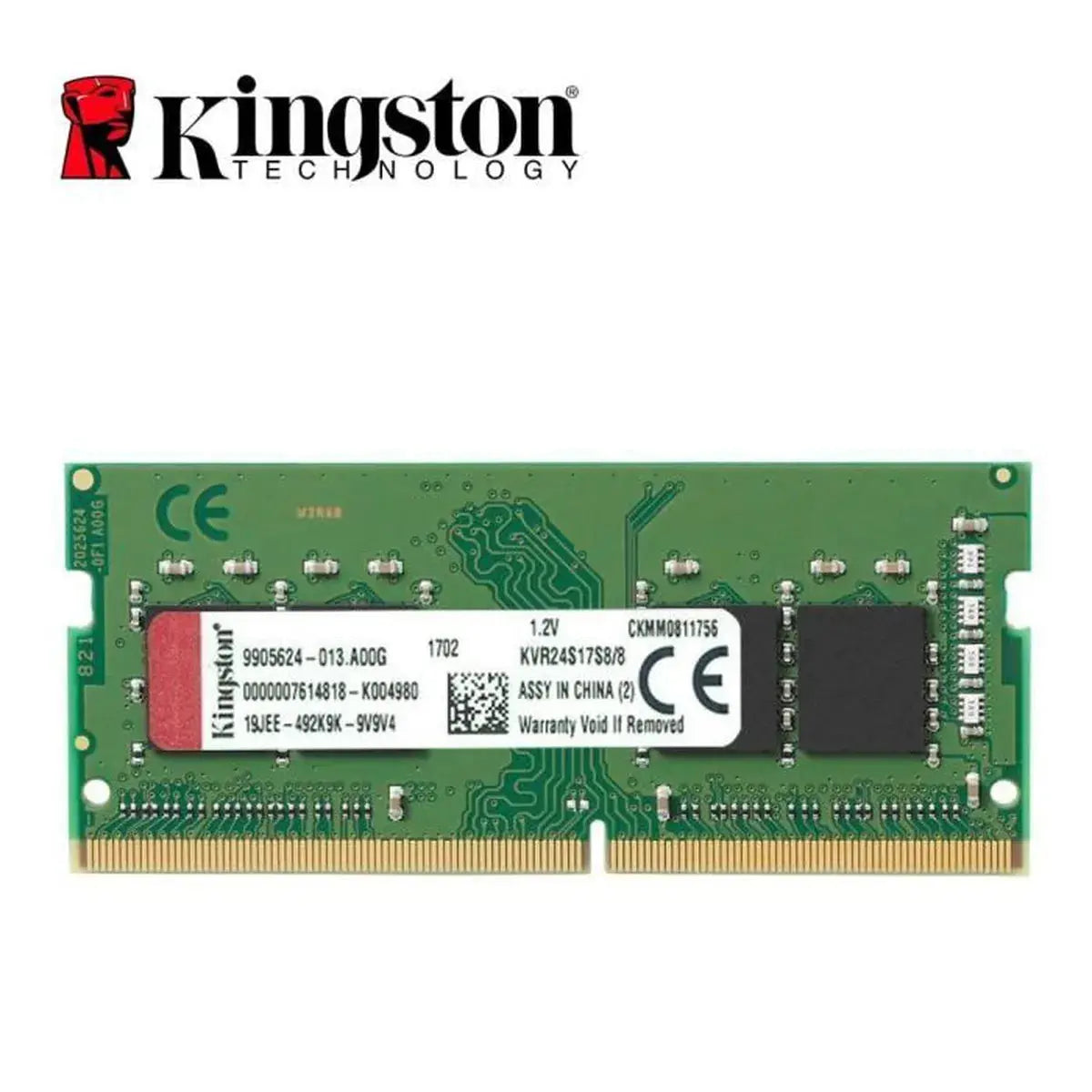 KINGSTON RAM PC PORTABLE SoDIMM DDR5 Capacité 8 Go Fréquence 4800 Mhz