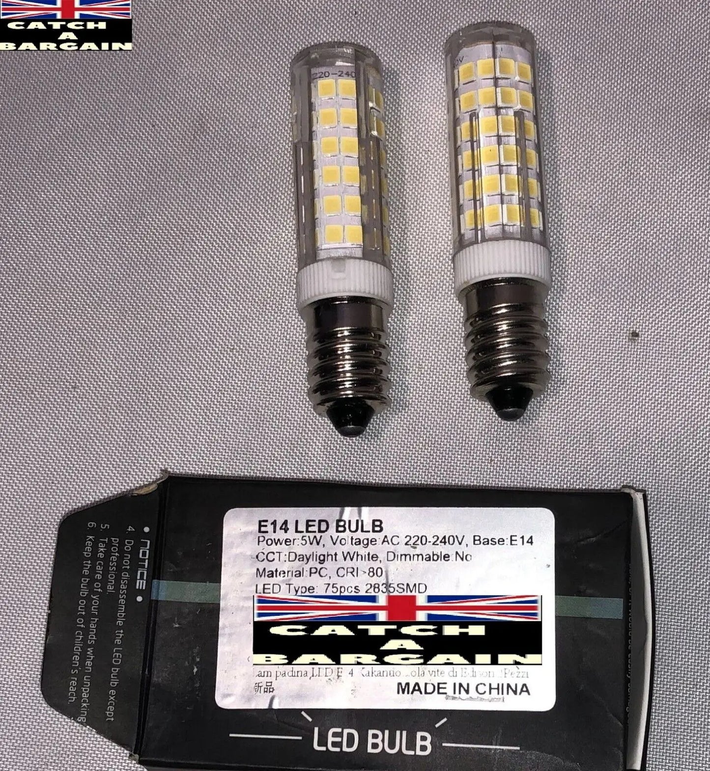 ampoules Kakanuo E14 LED Bulb 5W=50W Cool White 6000K Cooker Hood 450Lumens (D304) TECIN HOLDING