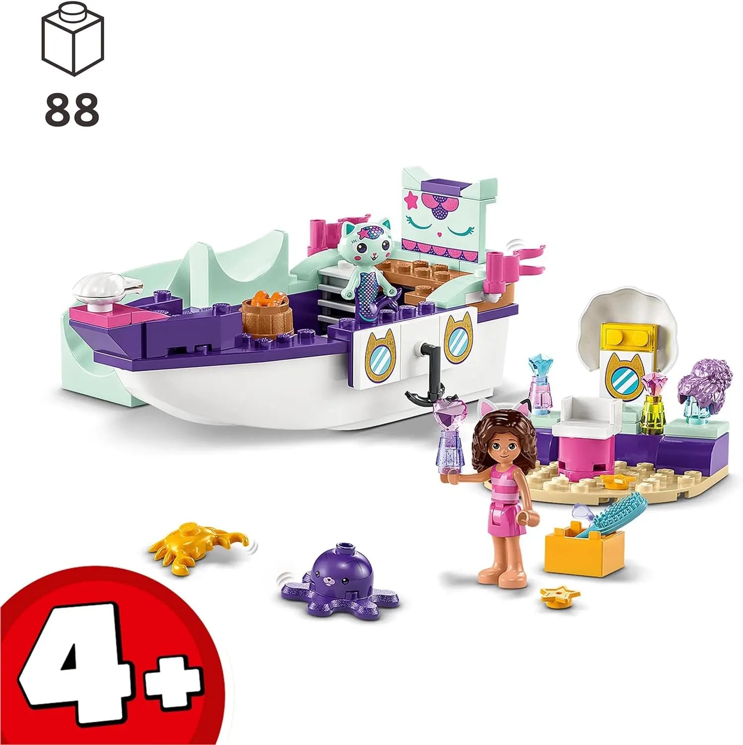 LEGO® Gabby et la Maison Magique 10786 Le Bateau et le Spa de