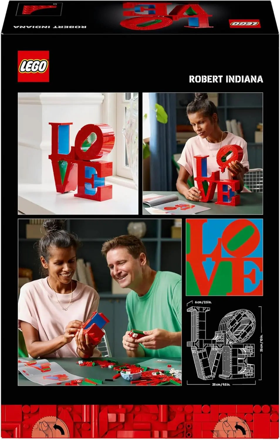 jouet LEGO Art 31214 : Love (Robert Indiana) 5702017814698 lego