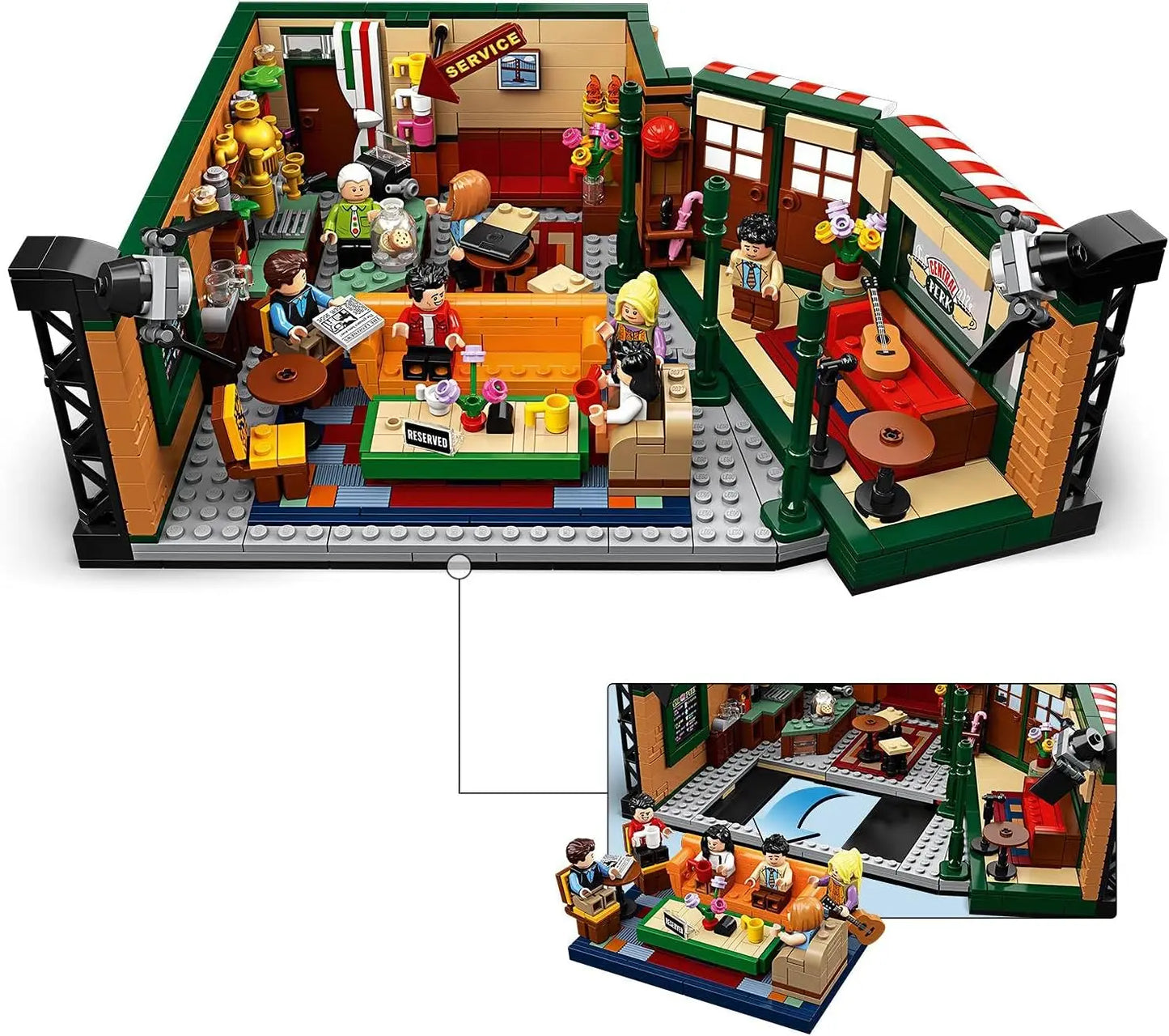lego Lego central Perk Ideas Jeux de construction, 21319, Multicolore 21319 lego
