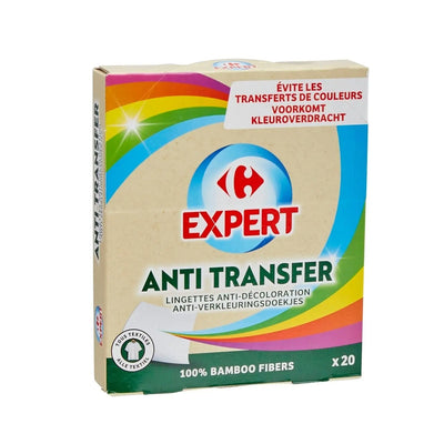 "Lingettes anti-décoloration CARREFOUR EXPERT la boite de 20 3560071523336 Carrefour