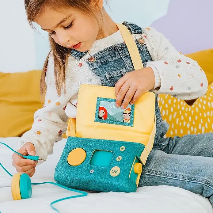 MY STORY FACTORY Lunii Ma Pochette-Housse de Transport, Jouets. Mixte Enfant, Multicolore LUNII