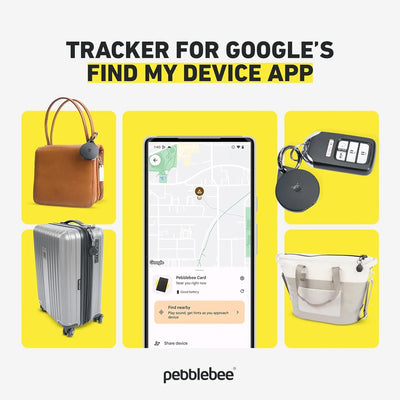 Pebblebee Clip Bluetooth pour Android â Dispositif de suivi rechargeable avec batterie 12 mois pour clés, portefeuille et plus encore â Alternative à l'AirTag pour Android â Compatible avec Google Find My Device TECIN HOLDING