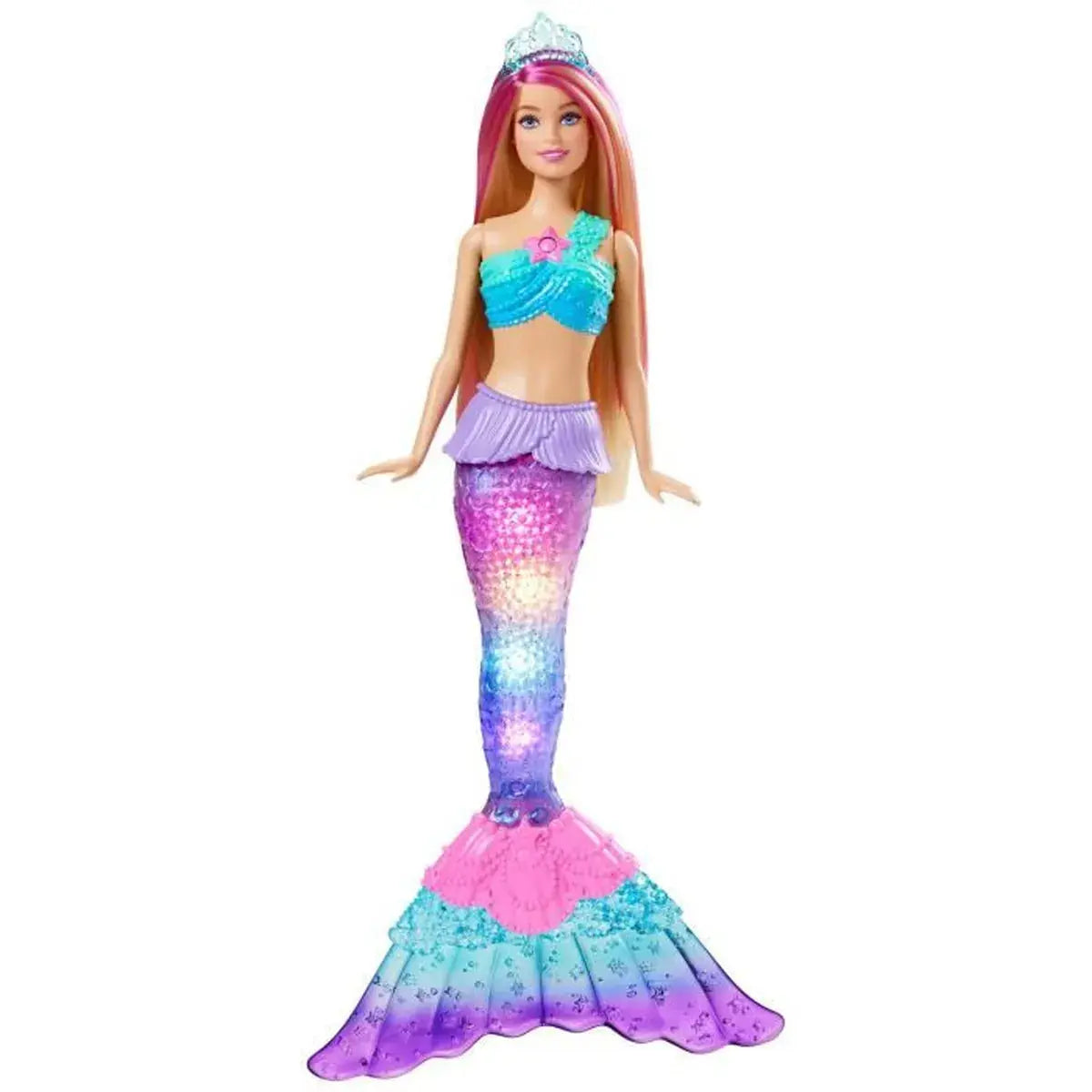 Figurines jouets Poupée Barbie Sirène de rêve Cdiscount