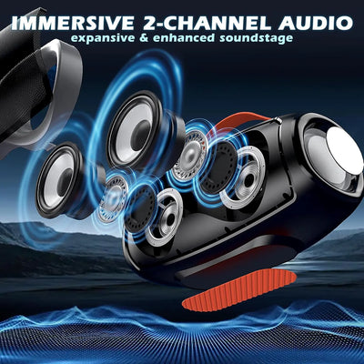 Bluetooth Speaker SWTOIPIG Enceinte Bluetooth sans fil portable avec lumière LED, stéréo True Wireless stéréo JBL