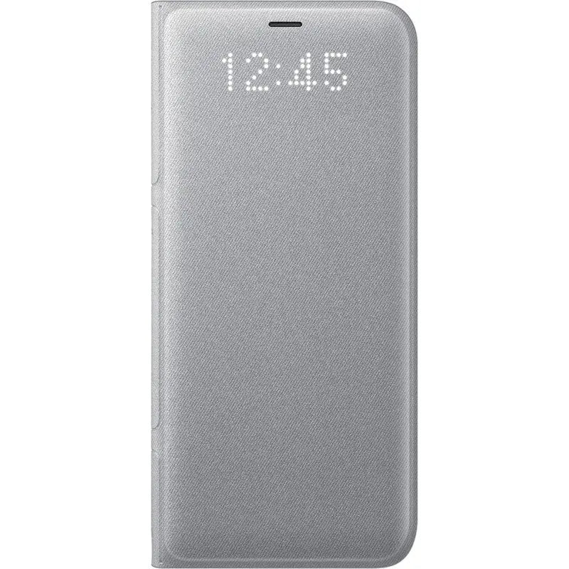 Phone Case Samsung LED View Cover - Étui à rabat pour téléphone portable - argent - pour Galaxy S8 Samsung