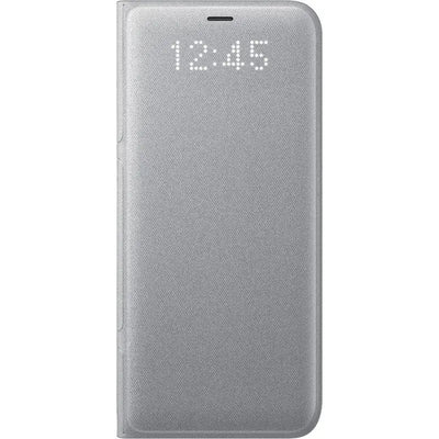 Phone Case Samsung LED View Cover - Étui à rabat pour téléphone portable - argent - pour Galaxy S8 Samsung