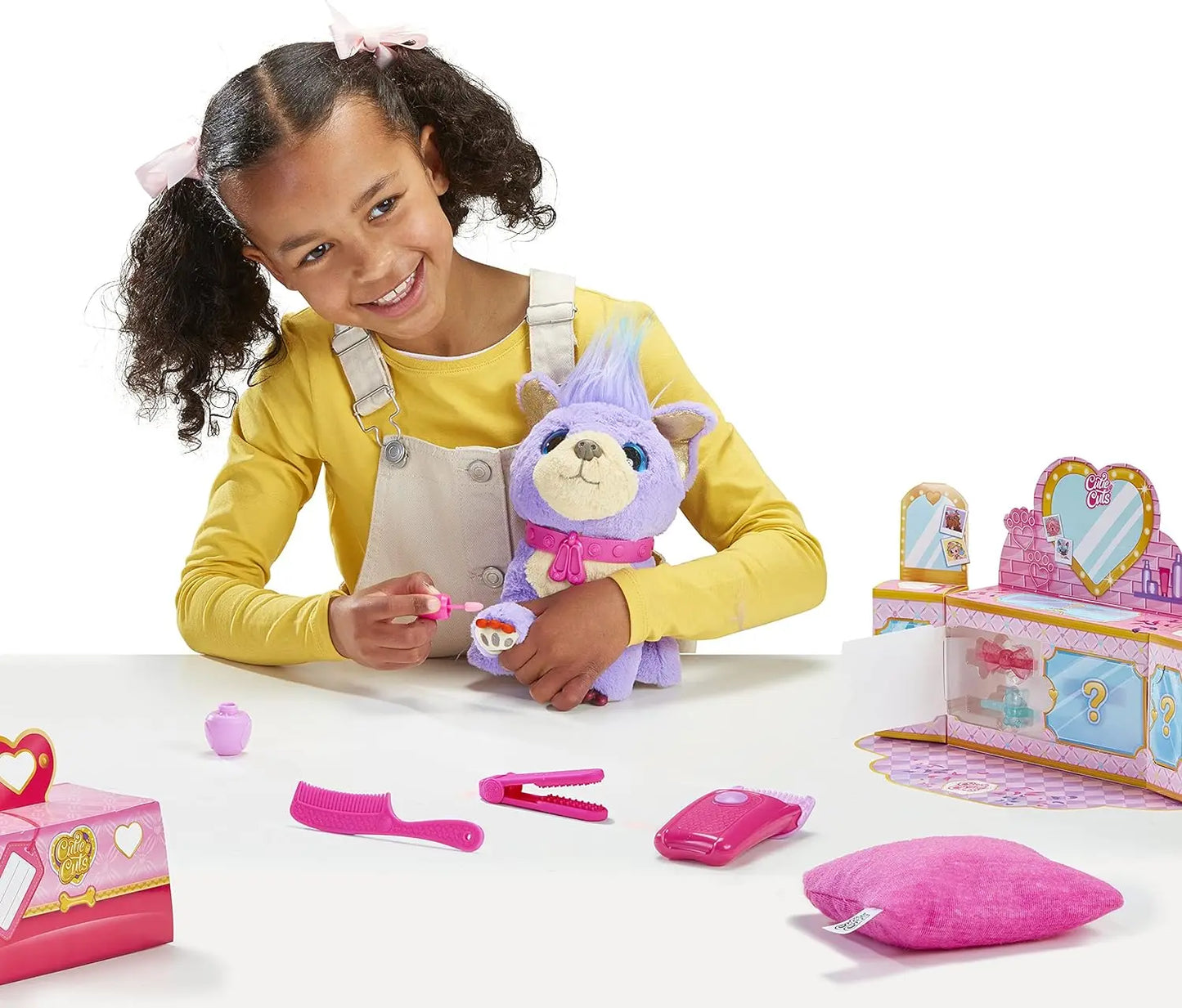 sac a main Scruff A Luvs Salon Surprise Violet Cutie Cuts Little Live Pets