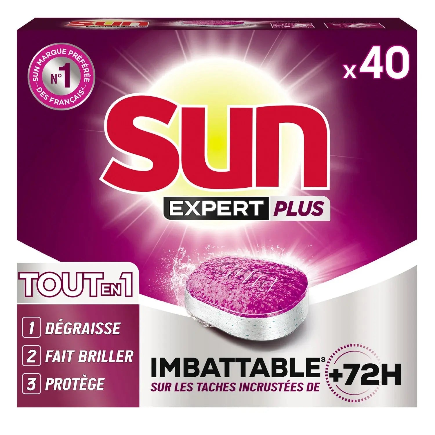 Tablettes lave vaisselle Expert Extra Shine SUN 8710447334249