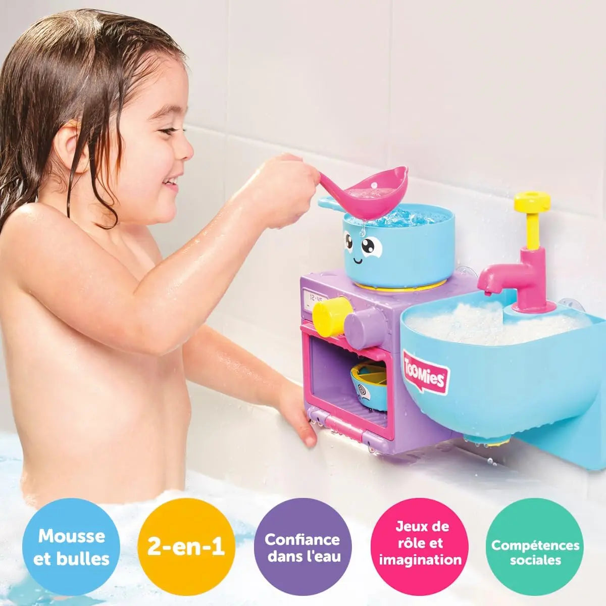 jouet pour enfant Tomy Ma cuisine de Bain playmobil