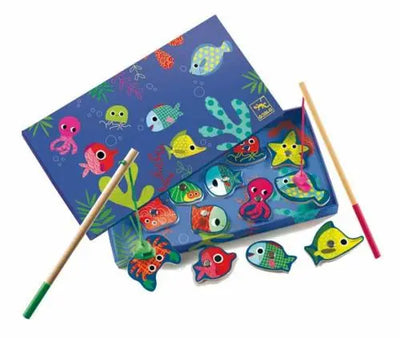 jeux Uping Jeux Montessori Jouet en Bois Jeu de Pêche Magnetique Jeux Enfant 3 Ans et Plus Jouets Enfant Educatifs Cadeau Garçons Filles Uping