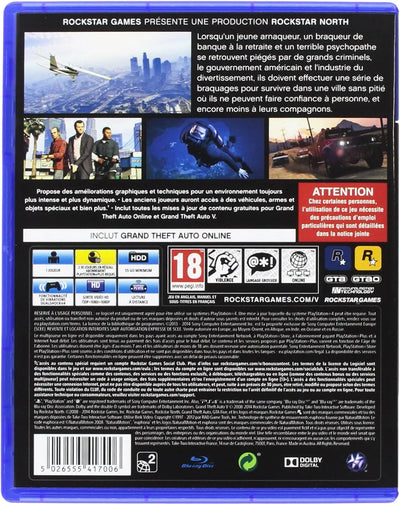 Jeux vidéo jeux d'occasion Grand Theft Auto V - PS4 Rockstar Games