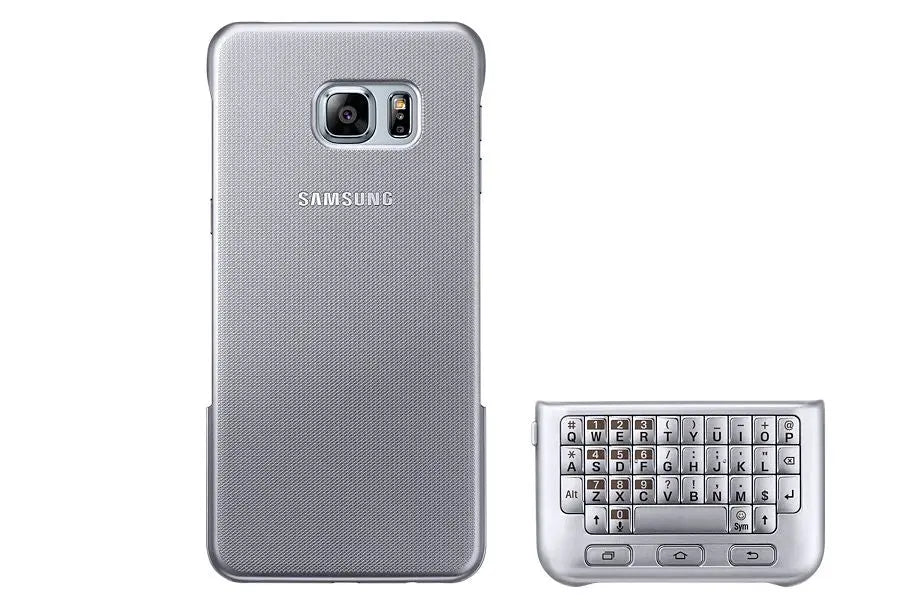 AZERTY Samsung Keyboard Cover EJ-CG928FSEGFR - Clavier - argent- pour Galaxy S6 edge+ Samsung