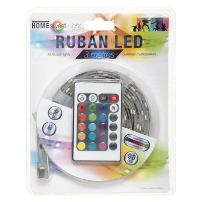Atmosphera - Ruban LED à Variation de Couleurs 3 Mètres avec Télécommande 3S. X HOME