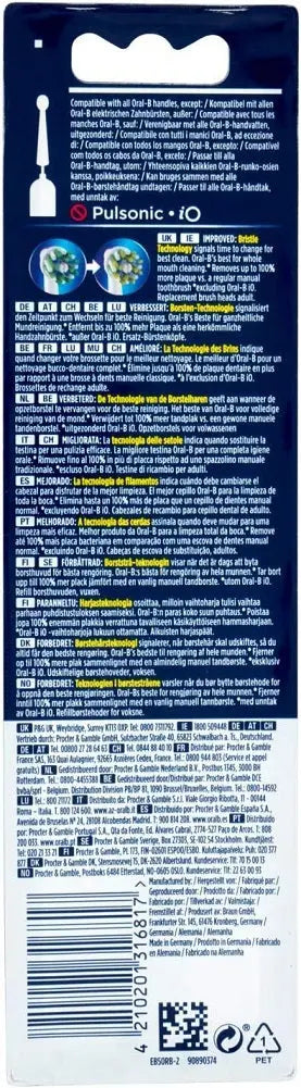 Brossettes CrossAction ORAL-B tête de brosse Oral-B