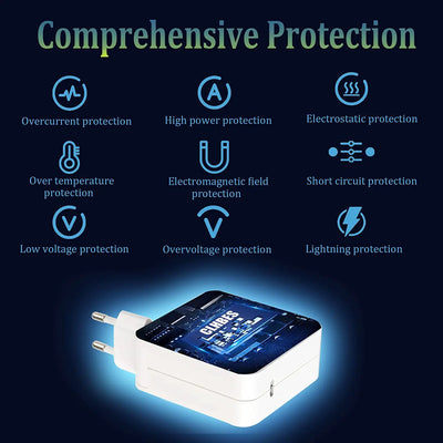 Charger QC3.0, USB TYPE C Chargeur USB C Adaptateur Secteur Type C pour Macbook Tecin.fr