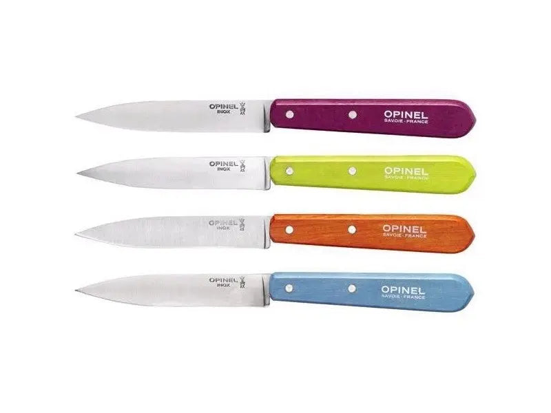 Coffret 4 Couteaux Office N°112 Opinel Acidulés 10 cm OPINEL