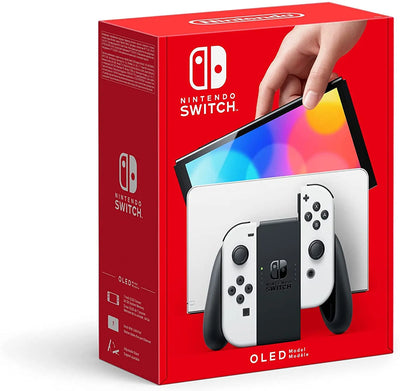 Console Nintendo Switch (Modèle OLED) avec Station d'Accueil/Manettes Joy-Con 0045496453435 Nintendo