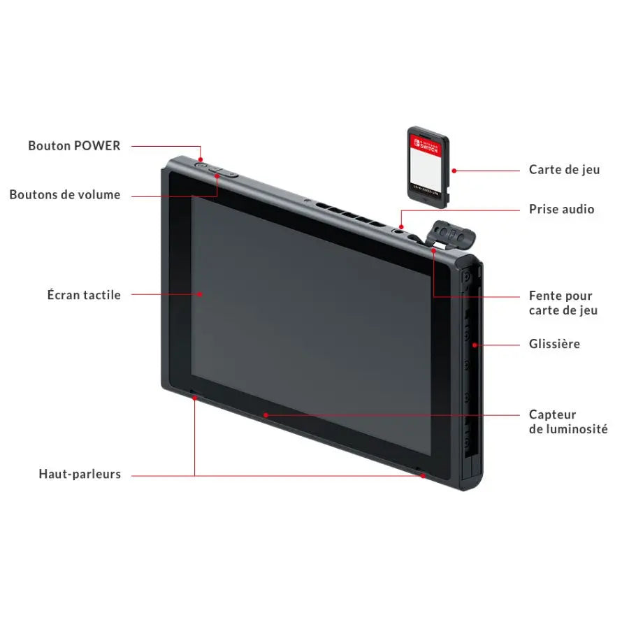 Console Nintendo Switch avec paire de Joy-Con Gris nintendo