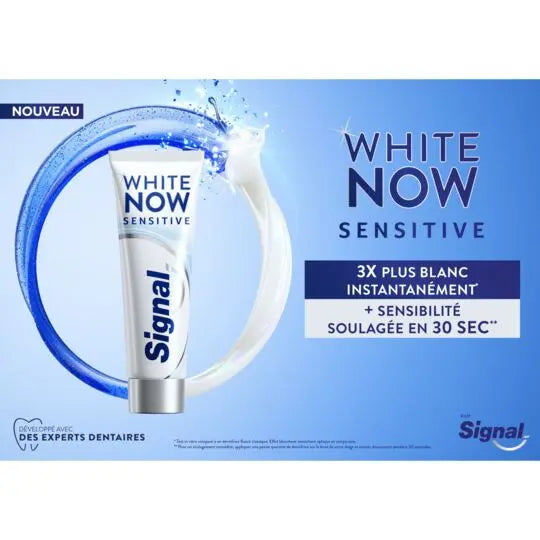 Dentifrice Blancheur Sensitive White Now SIGNAL Dentifrice Blancheur Sensitive White Now SIGNAL Signal