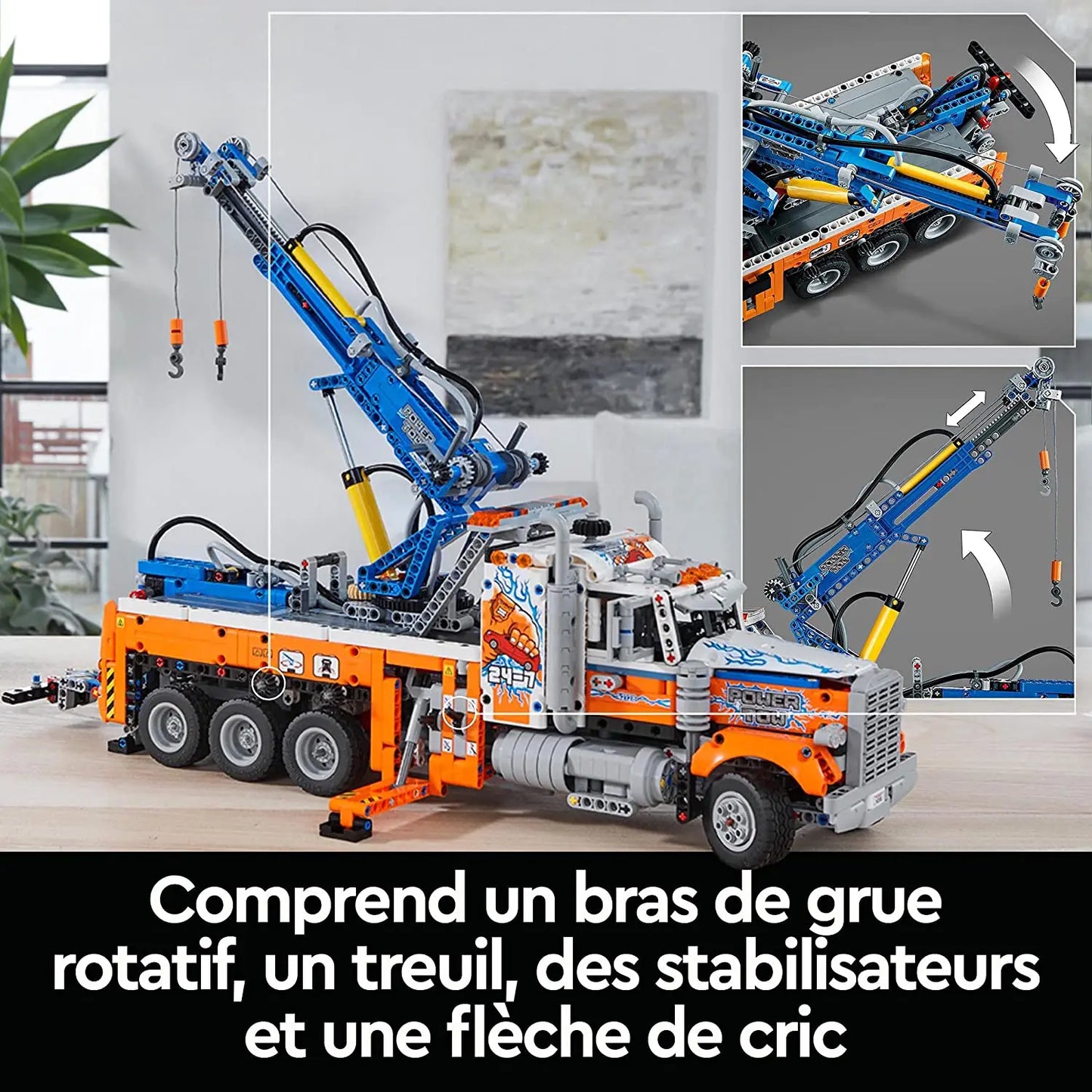 LEGO 42128 Technic Le Camion de Remorquage Lourd Camion Jouet avec Grue lego