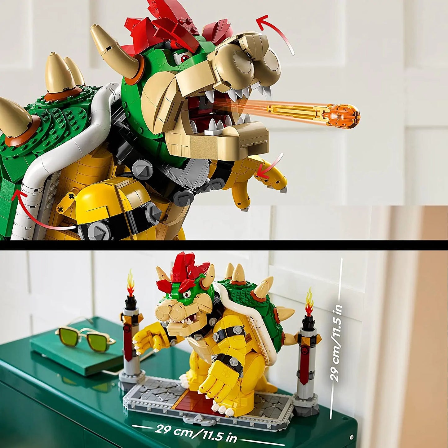 Lego 71411 Super Mario Le Puissant Bowser, 3D, Collection, lego