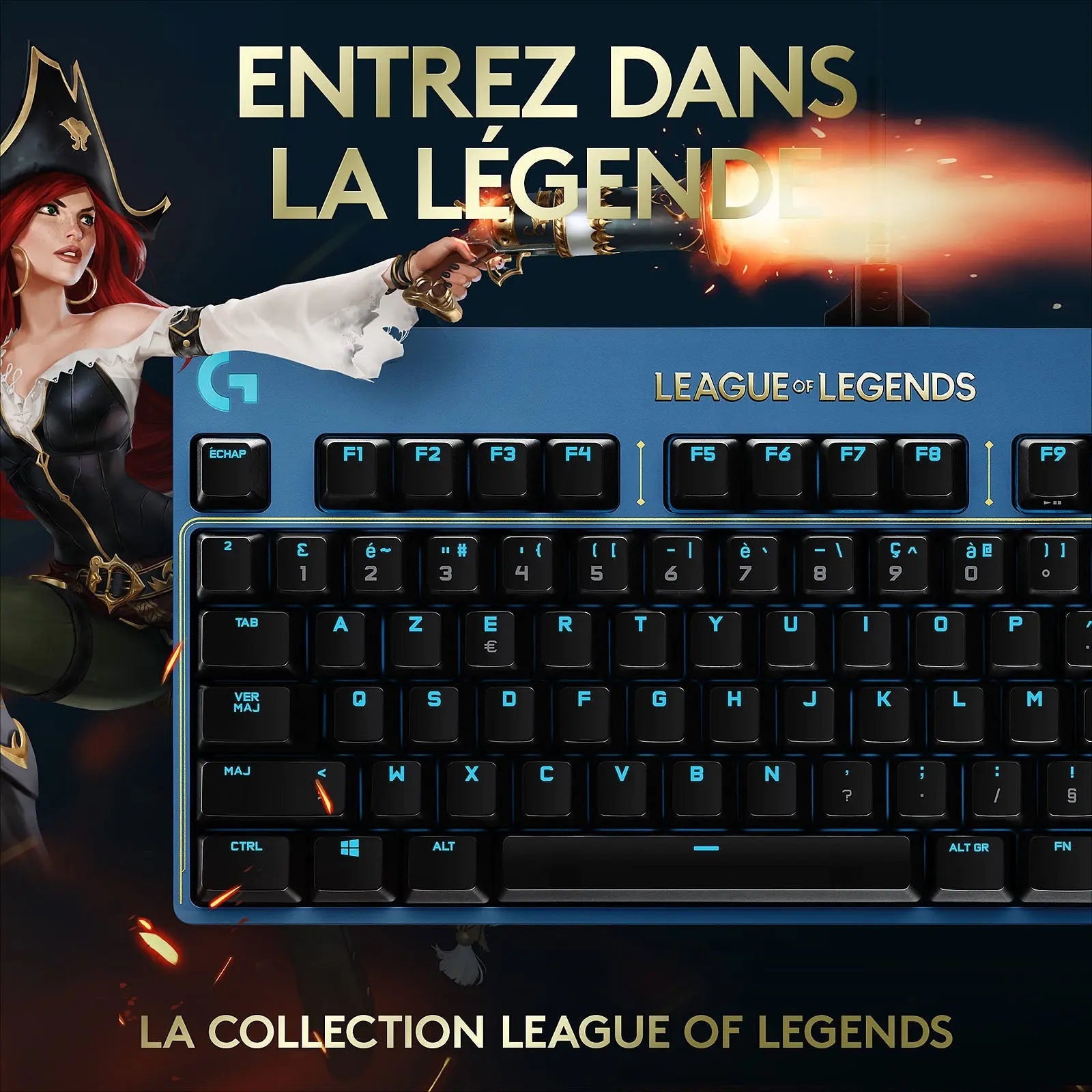 Casque gaming Logitech G PRO X édition League of Legends