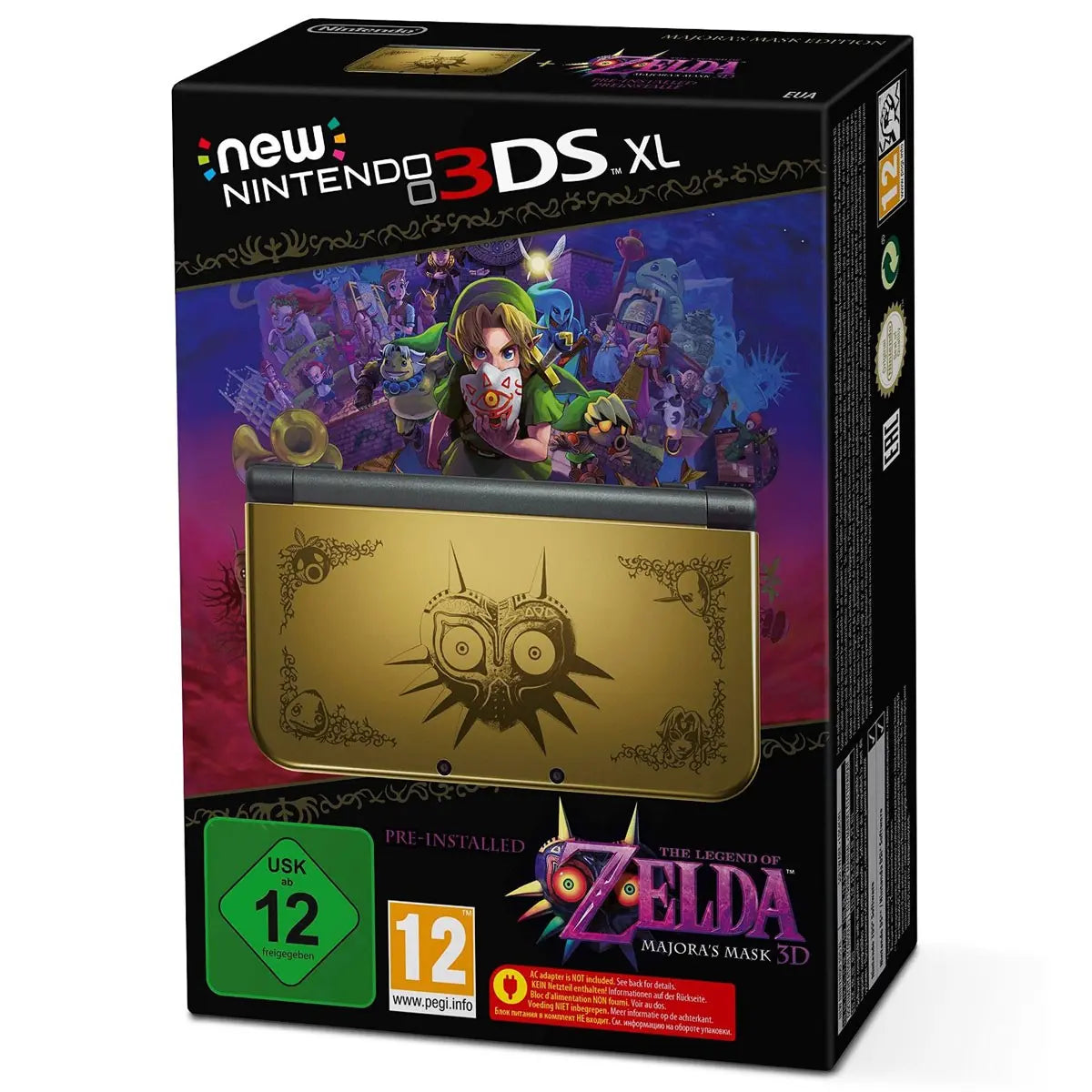 Nintendo New 3DS XL - The Legend of Zelda Majora's Mask ( ediiton GOLD ) nintendo