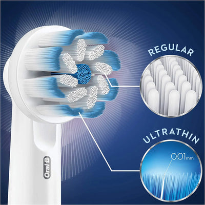 Oral-B Sensitive clean Rechange pour Brosse à Dents Électrique, 3 unités Oral-B