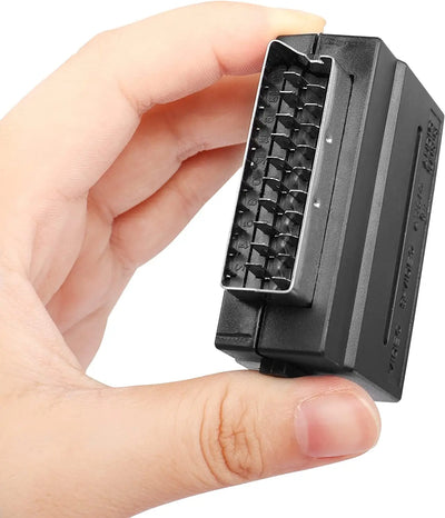 Péritel Adaptateur Péritel vers 3X RCA AdaptateurSCART à AV, SCART à A / V (2 Audio et 1 vidéo) pour DVD TV VCR Newtechno